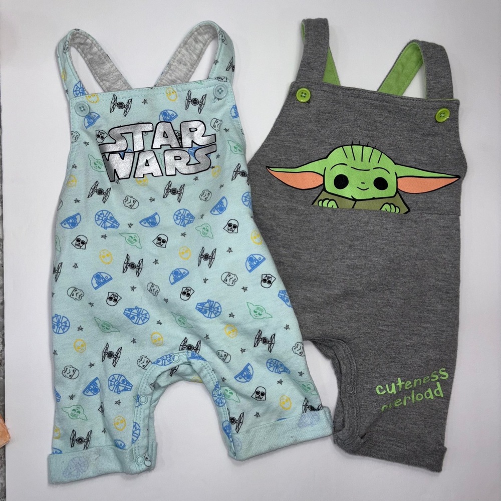 Star Wars Baby Romper Set with Grogu Baby Yoda
